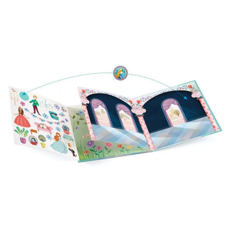 Djeco Stickerboek Kasteelleven 4-7Jr