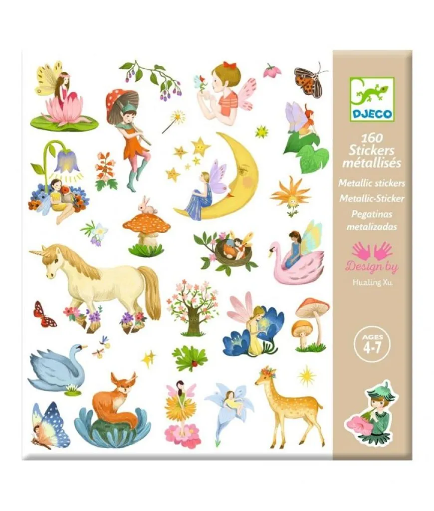 Djeco Stickers Fantasie 160 Stuks