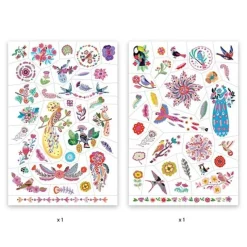 Djeco Tattoos Bright Birds +3Jr