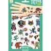 Djeco Tattoos Helden Versus Schurken +3Jr