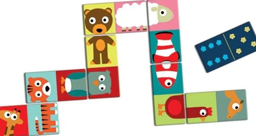 Domino - Animo - Dieren - Puzzel - Djeco