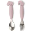 Done By Deer Easy Grip Lepel En Vork Deer Friends Powder