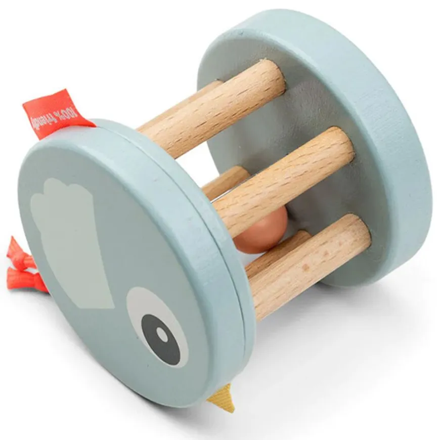 Done By Deer Houten Rammelaar Birdee Blue