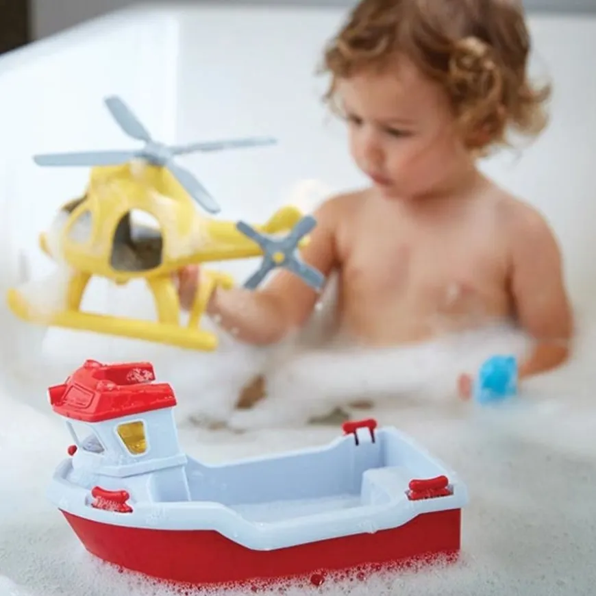 Green Toys Reddingsboot En Helikopter
