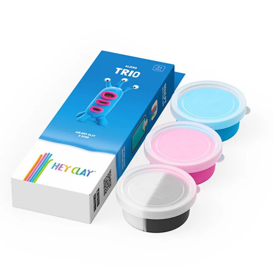Hey Clay Boetseerklei Alien: Trio