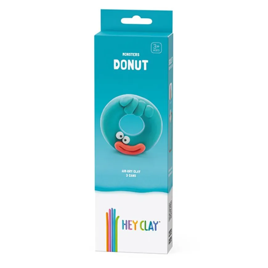 Hey Clay Boetseerklei Monster: Donut