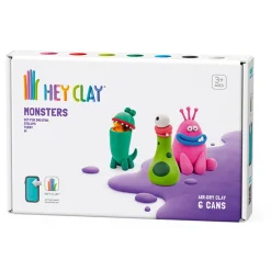 Hey Clay Boetseerklei Monsters: Cyclops, Terry, Pi