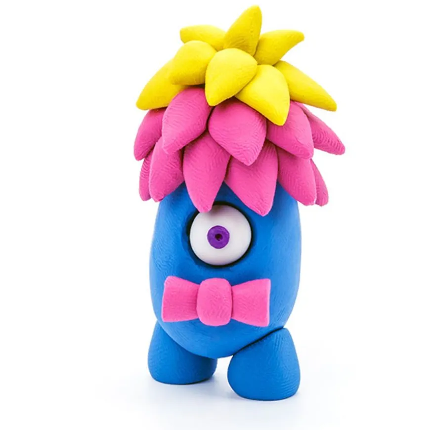 Hey Clay Boetseerklei Monsters: Hipster, Bigwig, Donut