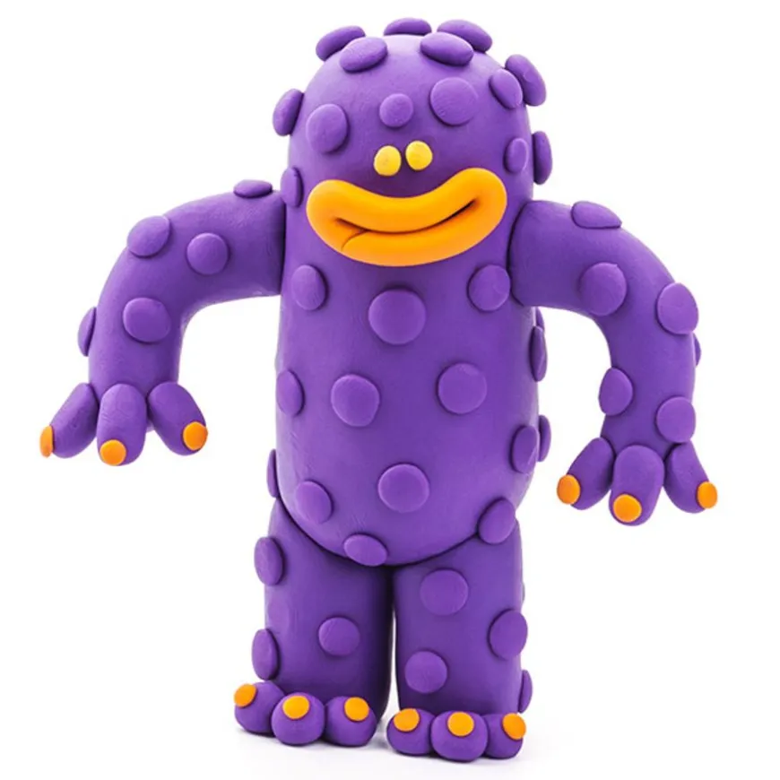 Hey Clay Boetseerklei Monsters: Hipster, Bigwig, Donut