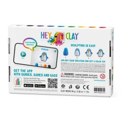 Hey Clay Boetseerklei Vogels: Toekan, Pinguin, Pauw