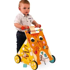 Janod Activiteiten Loopwagen Kat
