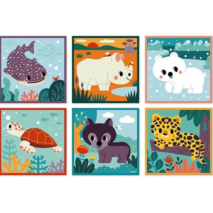 Janod Blokpuzzel Wilde Dieren Wwf®