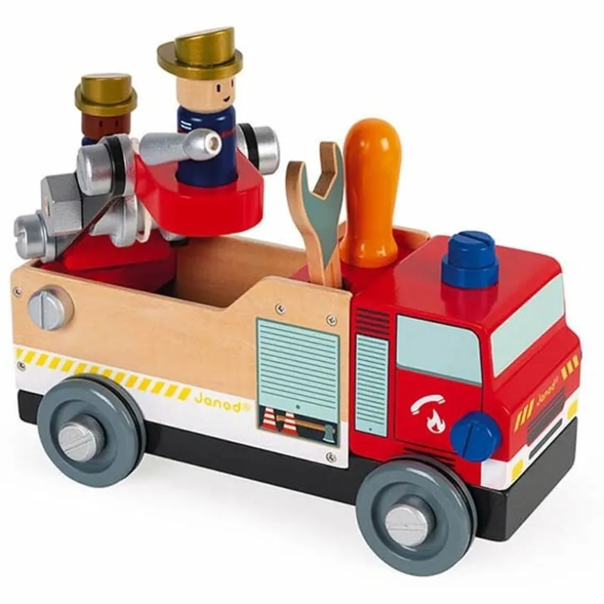Janod Brico Kids Brandweerwagen