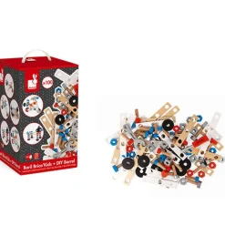 Janod - Brico Kids - Constructie Speelgoed - Diy Ton 100St +3Jr