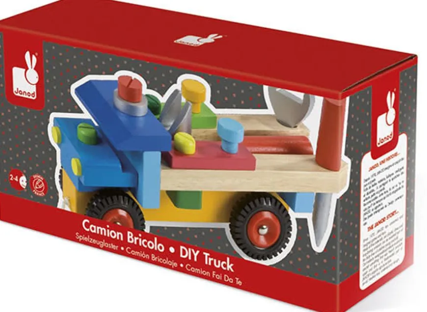 Janod - Diy Speelgoed Vrachtwagen +2Jr