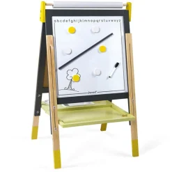 Janod Magneetbord - Krijtbord Grijs En Geel