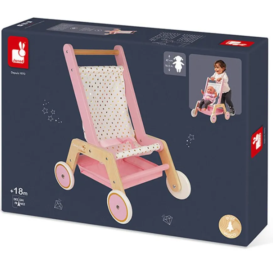 Janod Poppenbuggy Candy Chic