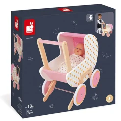 Janod Poppenwagen Candy Chic