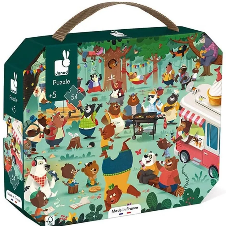 Janod Puzzel Berenfamilie 54St +5Jr