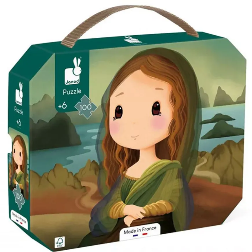Janod Puzzel Da Vinci 100 Stukjes