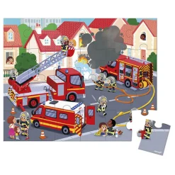 Janod Puzzel De Brandweer 24 Stukjes