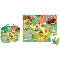 Janod Puzzel Een Dag Op De Boerderij 24 Stukjes
