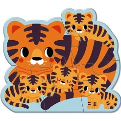 Janod Puzzels Dieren 2-3-4-5-6 Stukjes Wwf®