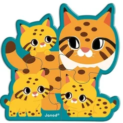 Janod Puzzels Dieren 2-3-4-5-6 Stukjes Wwf®