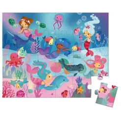 Janod Puzzel Zeemeerminnen 24St +3Jr