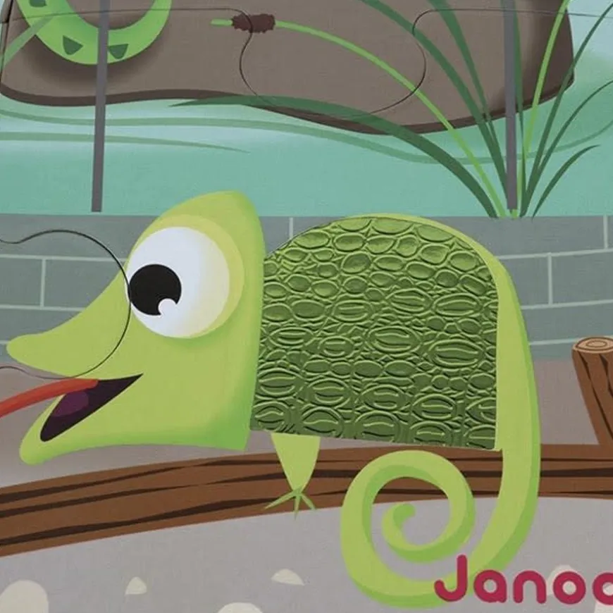 Janod - Voelpuzzel - Een Dag In De Zoo - 20St +3Jr