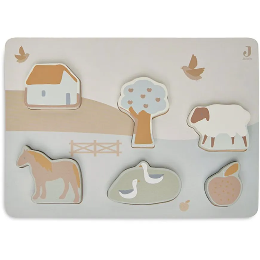 Jollein Houten Puzzel Farm