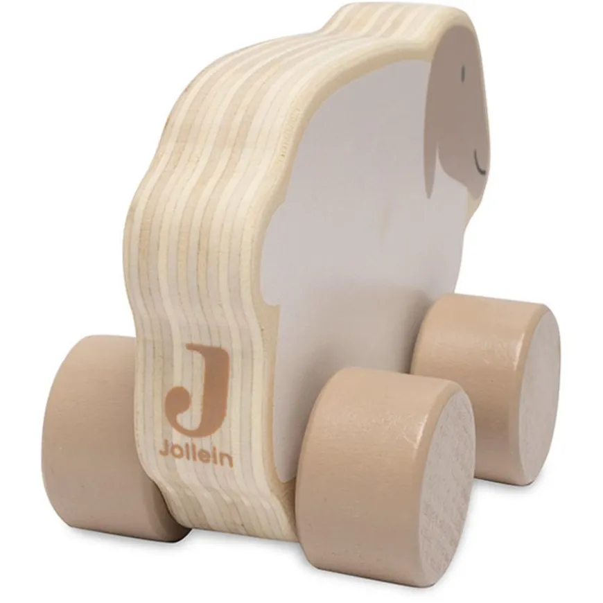 Jollein Houten Speelgoedauto Farm - Lamb