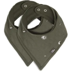 Jollein Kwijlsjaaltje Stargaze Leaf Green 2St