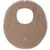 Jollein Slabbetje Rond Embroidery Biscuit