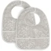 Jollein Slabbetje Waterproof Botanical Nougat 2 Stuks