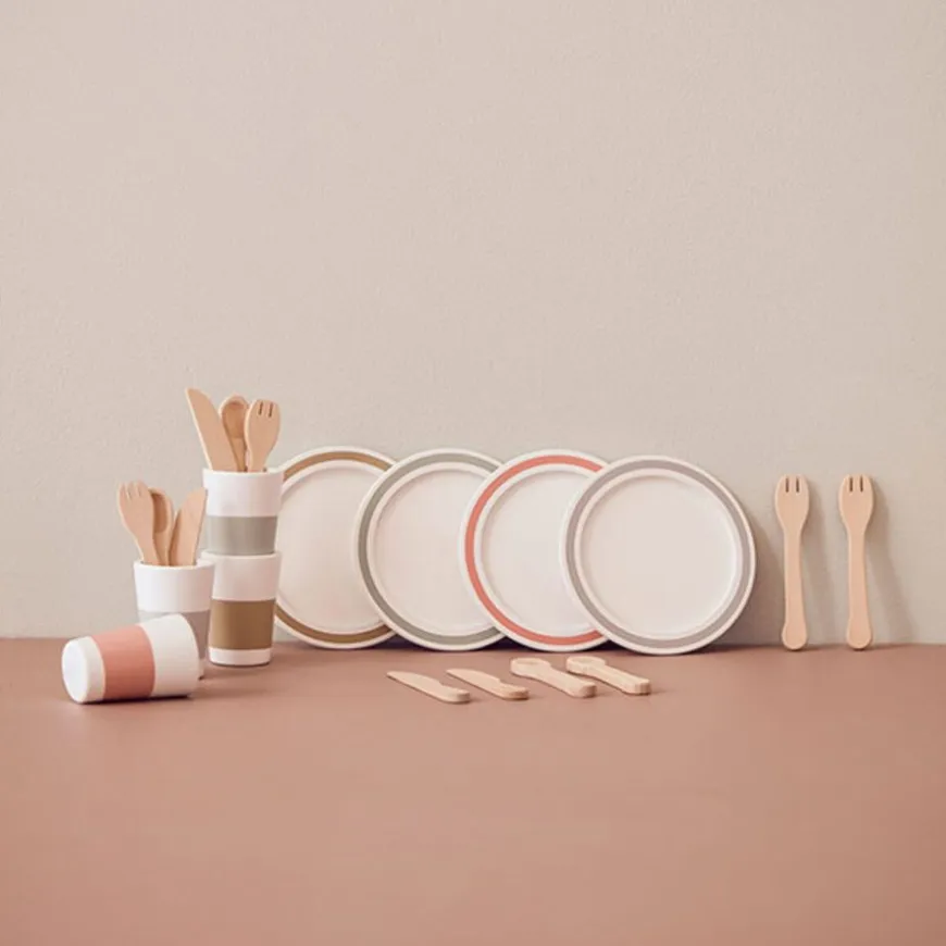 Kids Concept Speelservies 4 Personen Bistro