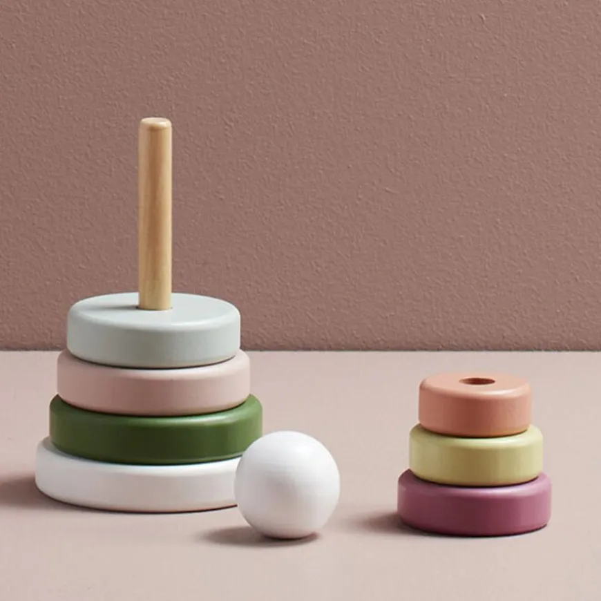 Kids Concept Stapelblokken-Stapeltoren Edvin +1Jr