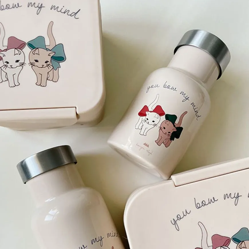 Konges Slojd Thermo Drinkfles Bow Kitty
