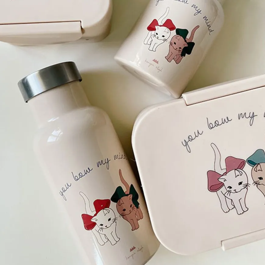 Konges Slojd Thermo Drinkfles Bow Kitty