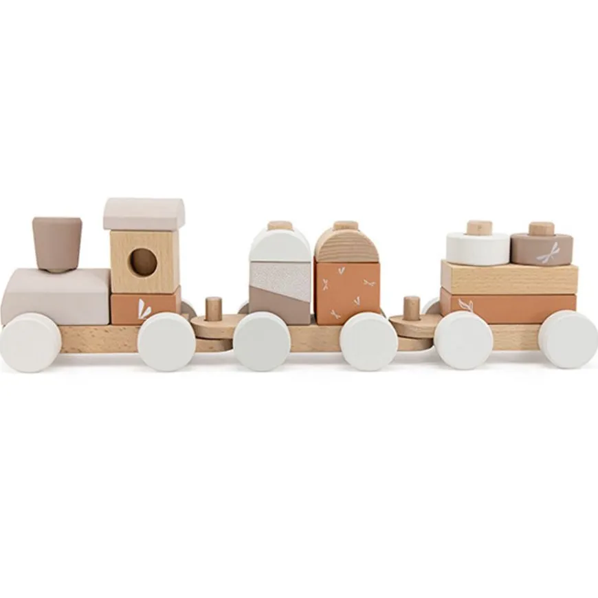 Label Label Stapeltrein Nougat