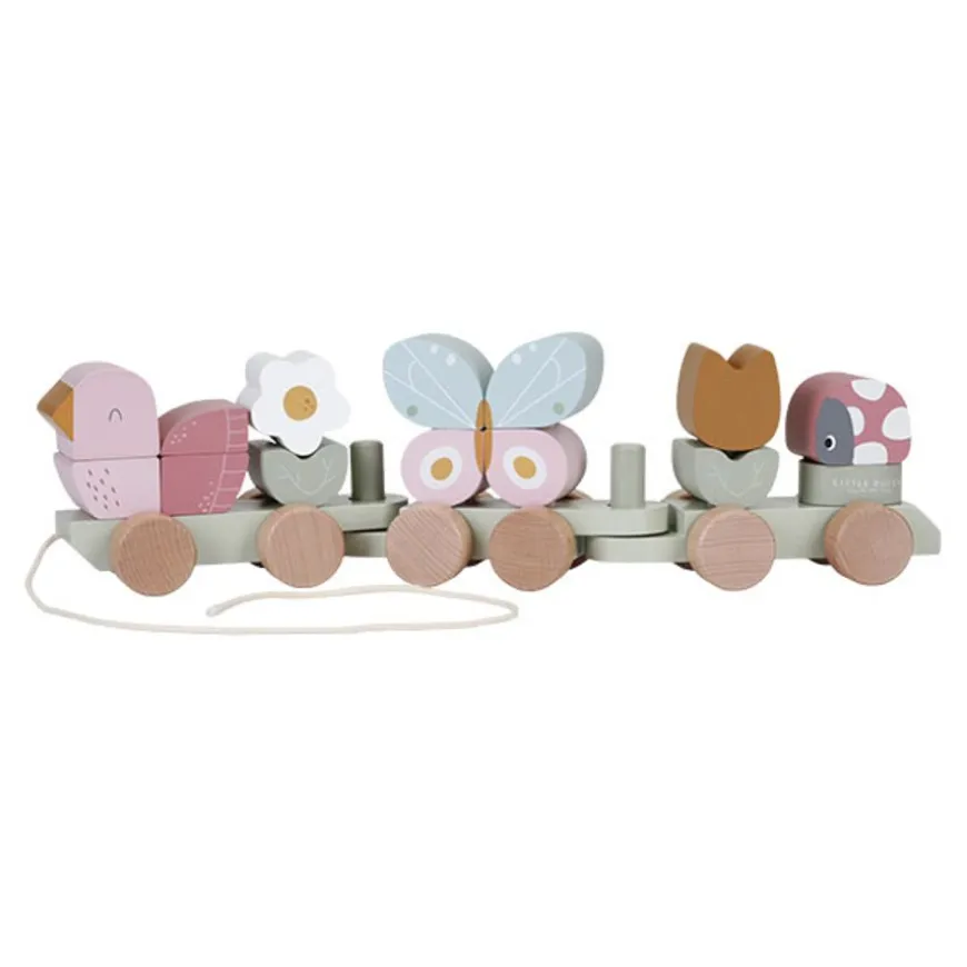 Little Dutch Blokkentrein Flowers & Butterflies