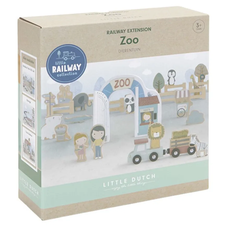 Little Dutch Houten Speelset - Dierentuin
