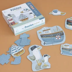 Little Dutch 6 In 1 Vormen Puzzels Sailors Bay