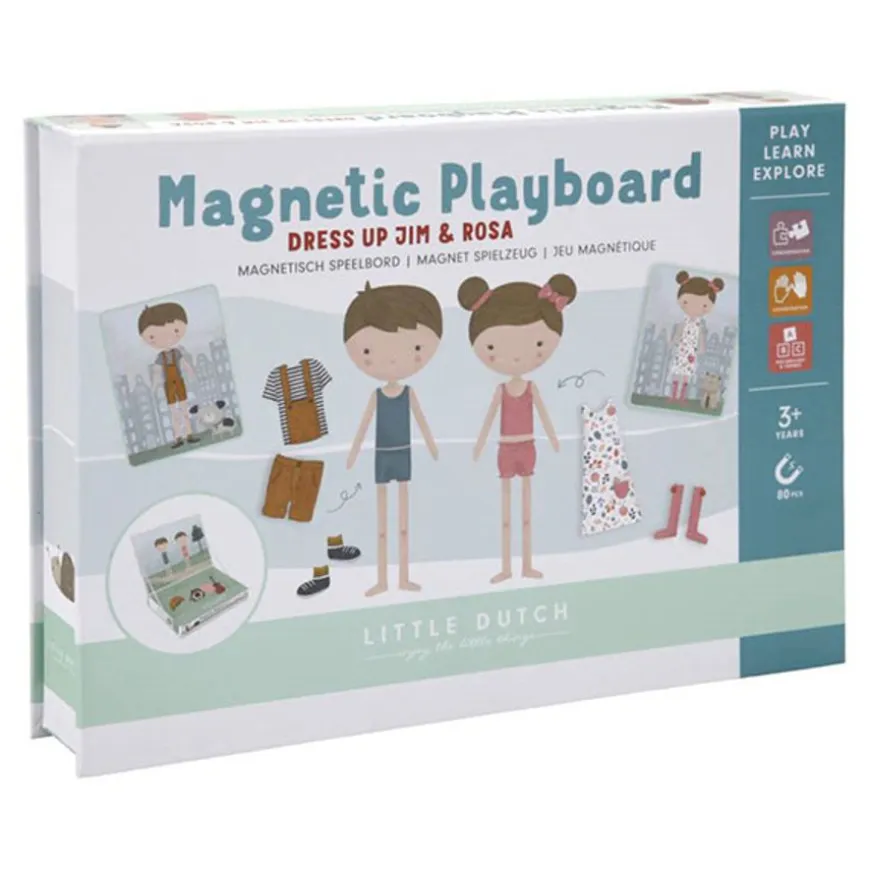 Little Dutch Magnetisch Speelbord Jim & Rosa