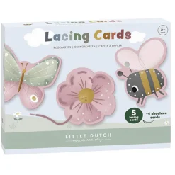 Little Dutch Rijgkaarten Flowers & Butterflies