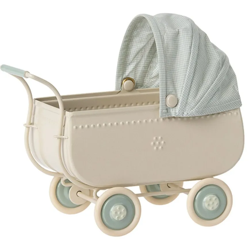 Maileg Kinderwagen Micro Blue