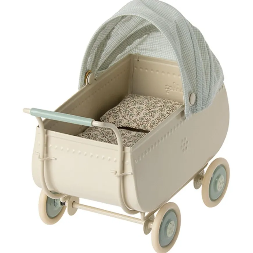 Maileg Kinderwagen Micro Blue