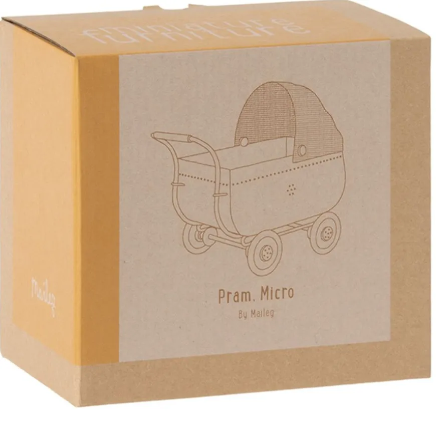 Maileg Kinderwagen Micro Yellow