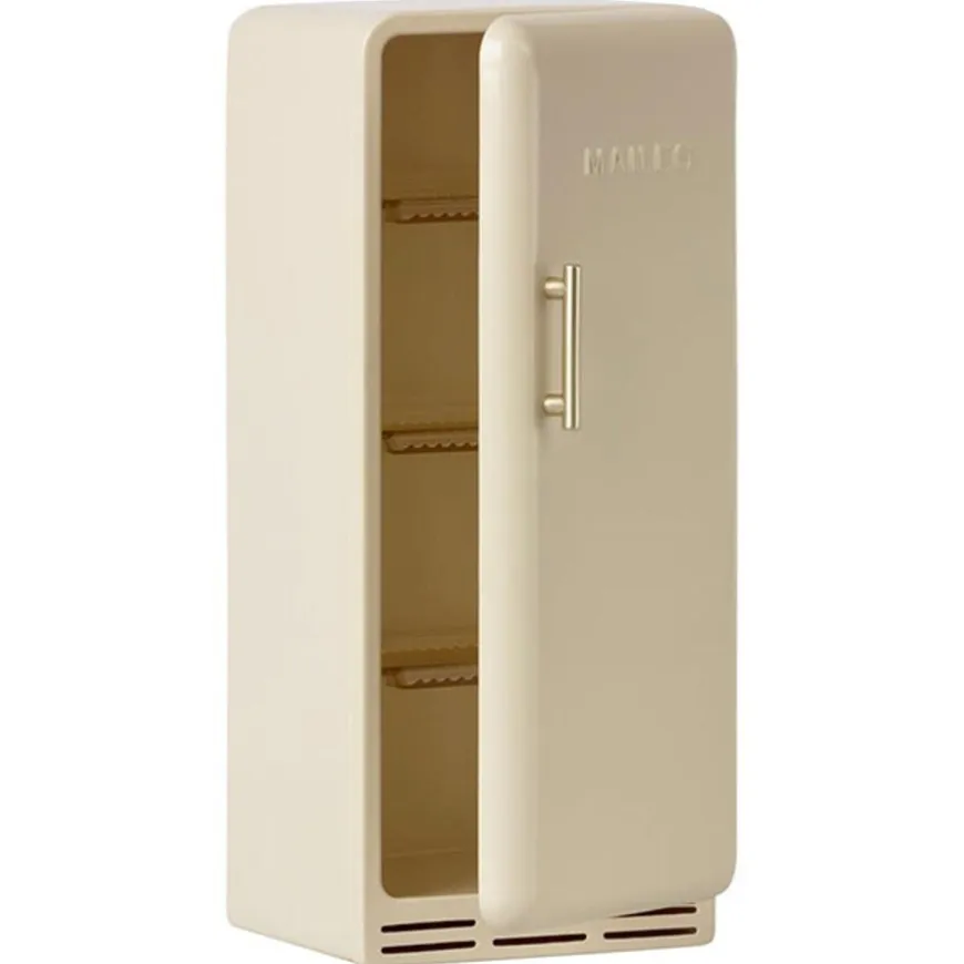 Maileg Metalen Koelkast Cream 22Cm