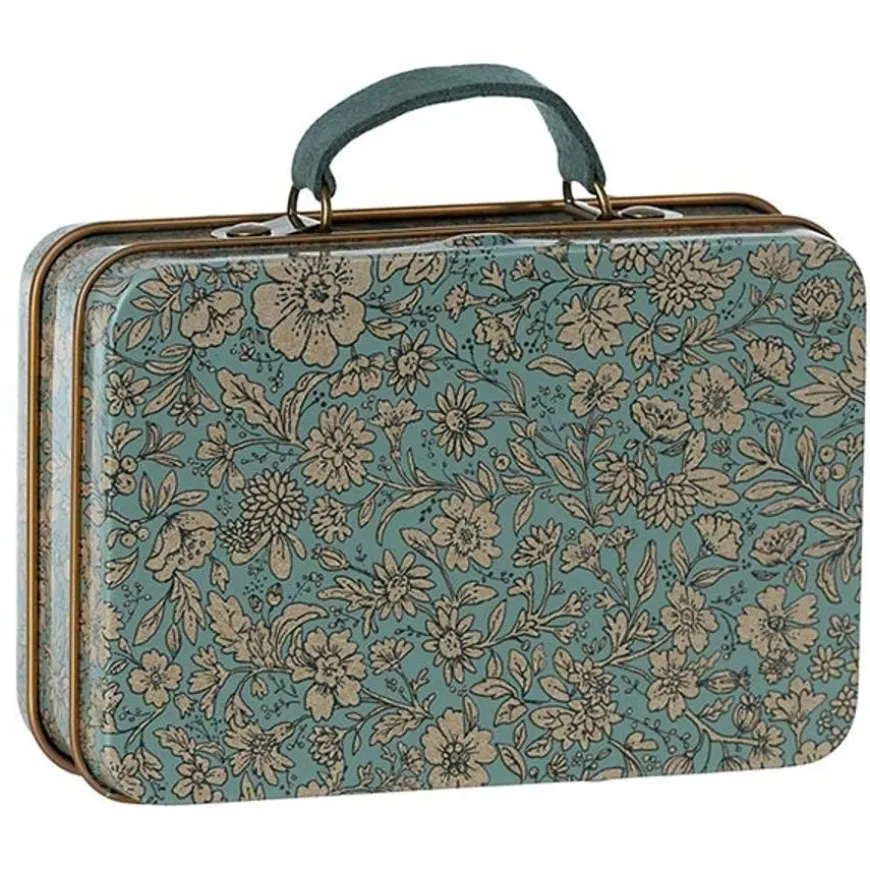Maileg Metalen Koffer Blossom Blue